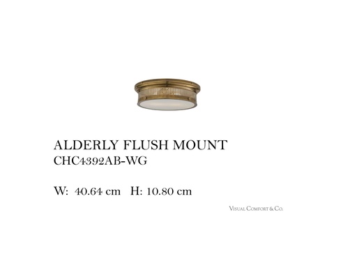 [MHT-001261] ALDERLY FLUSH MOUNT