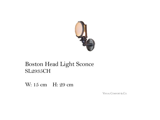 [MHT-001550] BOSTON HEAD LIGHT SCONCE