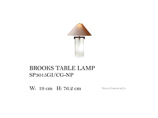 [MHT-001626] BROOKS TABLE LAMP