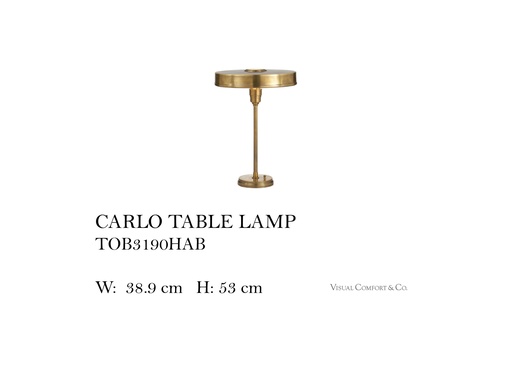 [MHT-001702] CARLO TABLE LAMP