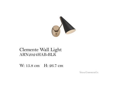 [MHT-001928] CLEMENTE WALL LIGHT