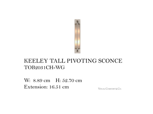 [MHT-002591] KEELEY TALL PIVOTING SCONCE