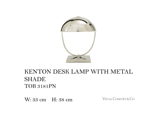 [MHT-002598] KENTON DESK LAMP WITH METAL SHADE