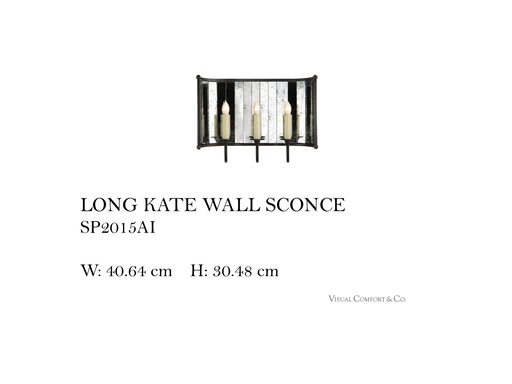 [MHT-002711] LONG KATE WALL SCONCE