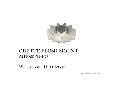[MHT-002963] ODETTE FLUSH MOUNT
