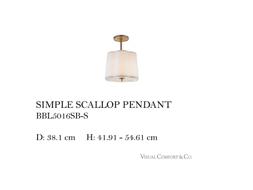 [MHT-003443] SIMPLE SCALLOP PENDANT
