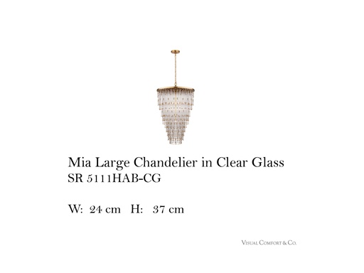 [MHT-004303] MIA LARGE CHANDELIER