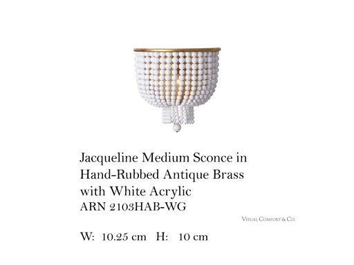[MHT-004311] JACQUELINE MEDIUM SCONCE