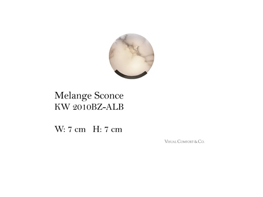[MHT-004318] MELANGE SCONCE - BRONZ