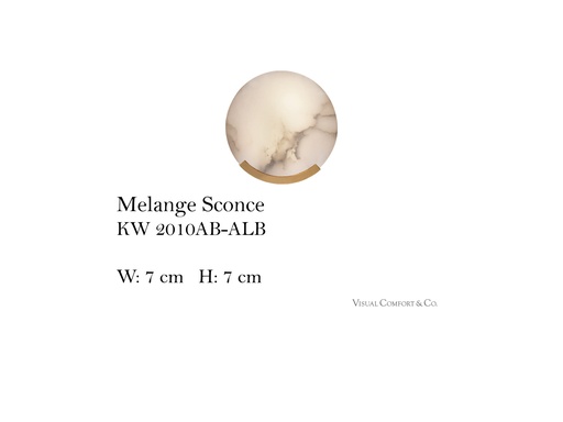 [MHT-004319] Melange Sconce (AB)